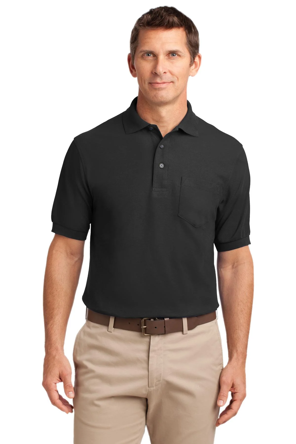 TLK500P Men's Tall Silk Touch Polo Shirt