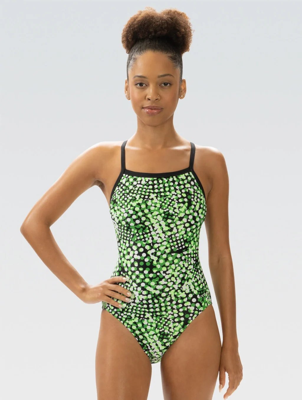 XtraSleek Propel Green V-Back One Piece