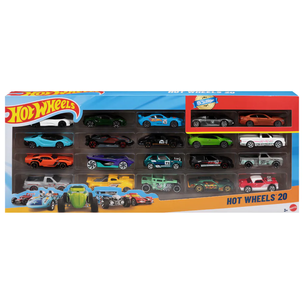 WB Mattel - Hot Wheels 20 Car Pack